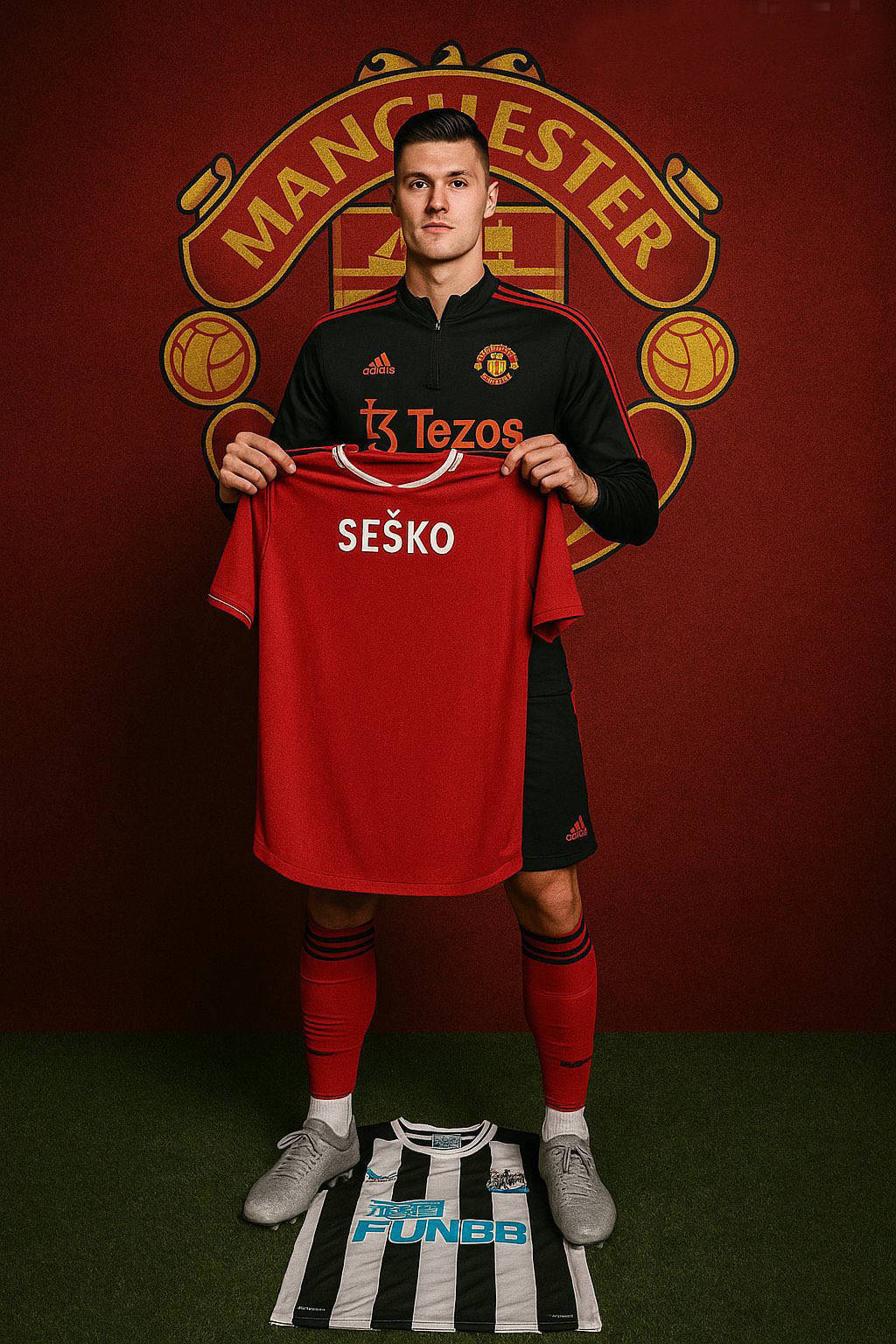 谢什科曼联周薪曝光，经纪人希望他穿9号！红魔一举动打动莱比锡